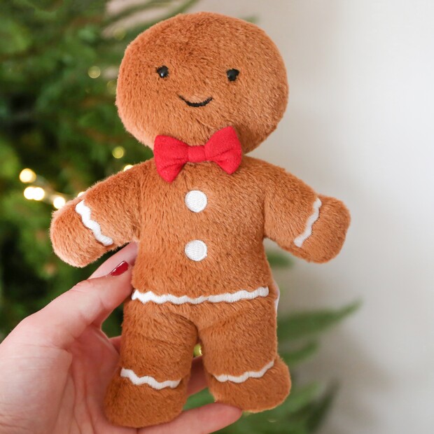 Jolly Gingerbread Fred Soft Toy Jellycat Lisa Angel