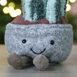 Close Up of Jellycat Silly Succulent Columnar Cactus Soft Toy