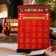 Standing Personalised Fill Your Own Postbox to Santa Advent Calendar