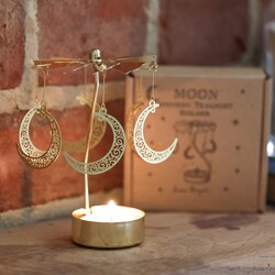 Moon Tealight Spinner