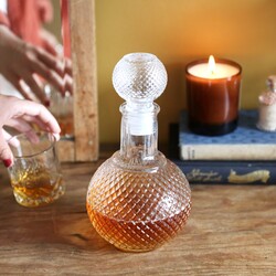 BarCraft Cut Glass Decanter