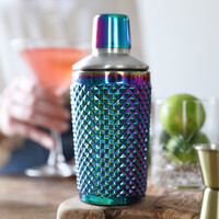 Tropical Rainbow Studded Glass Cocktail Shaker