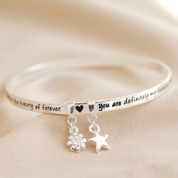 'Favourite Person' Meaningful Word Bangle