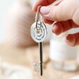 Lisa Angel You Are Beautiful Meaningful Words Keyring in Silver