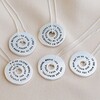 Five Meaningful Words Pendant Necklaces