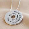 Sentimental Meaningful Words You Are Beautiful Pendant Necklace