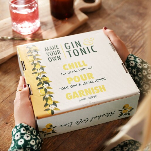 Bottom of Gin & Tonic Box For Gin Hamper
