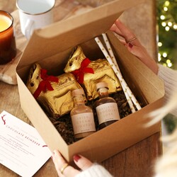 Personalised Irish Cream Liqueur Chocolate Reindeer Cocktail Kit