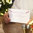 Irish Cream Liqueur Chocolate Reindeer Cocktail Kit Recipe Card