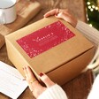 Personalised Irish Cream Liqueur Chocolate Reindeer Cocktail Kit Packaging