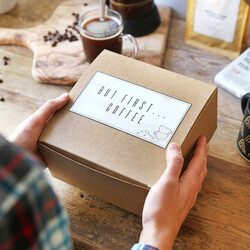'But First... Coffee' Medium Box For Coffee Hamper