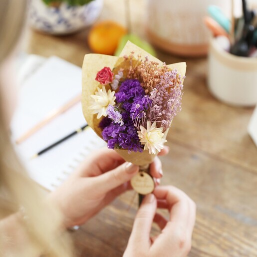 Personalised Teacher Token Dried Flower Posy Delicate Personalised Teacher Token Dried Flower Posy From Lisa Ange