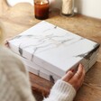 Marble box for 'Sleep Tight' Wellness Hamper Box Packaging