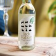Close Up of Bottle of Jack Rabbit Pinot Grigio White Wine