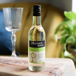 Small Bottle of Hidden Road Sauvignon Blanc White Wine