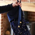Jingle Bellson Personalised Constellation Starry Velvet Christmas Stocking 