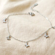 Lisa Angel Stainless Steel Butterfly Anklet