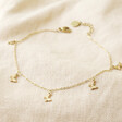 Lisa Angel Gold Stainless Steel Butterfly Anklet
