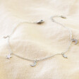 Stainless Steel Moon and Stars Anklet From Lisa Angel
