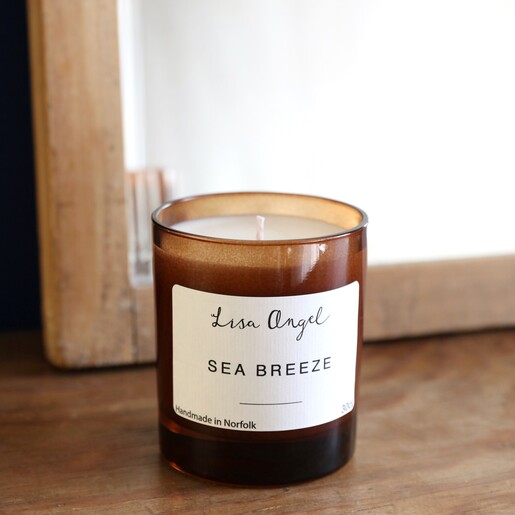 Hand-Poured Lisa Angel Sea Breeze Scented Soy Candle