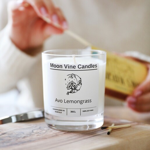 Moon Vine Avo Lemongrass 30cl Candle