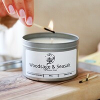 Moon Vine Wood Sage and Sea Salt 40cl Outdoor Candle
