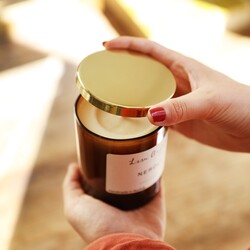 Gold Lid for Lisa Angel 30CL Soy Wax Candles