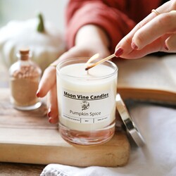 Moon Vine Pumpkin Spice 20cl Candle with Lid