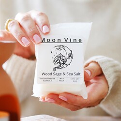 Moon Vine Wood Sage and Sea Salt Wax Melts