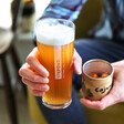 Personalised 'Step-Dad' Message Pint Glass