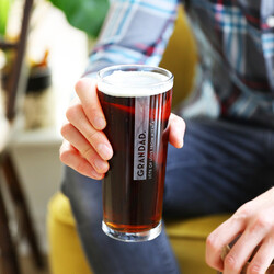 Personalised 'Grandad' Message Pint Glass