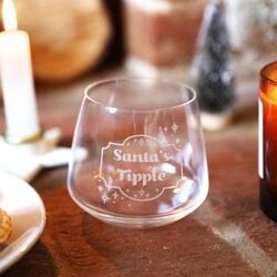 Santa's Tipple Whisky Glass