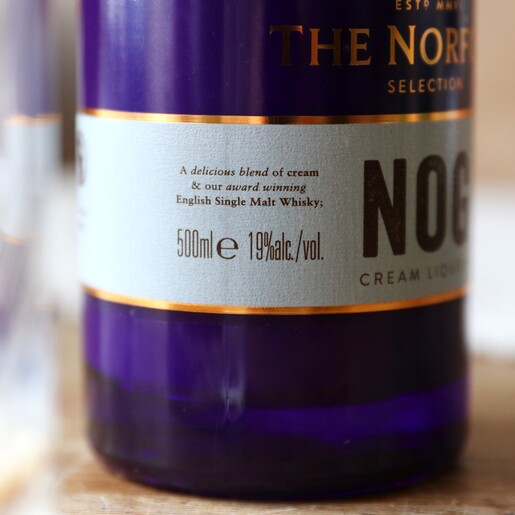 Alcohol volume and size of The Norfolk Nog Cream Liqueur