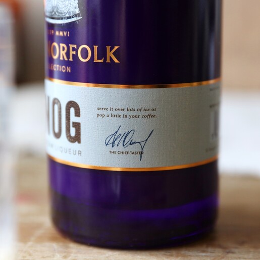 Serving suggestion for The Norfolk Nog Cream Liqueur