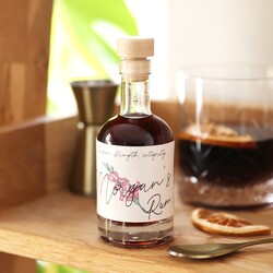 Personalised Birth Flower 10cl Rum