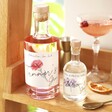Personalised Birth Flower 10cl and 50cl Bottles of Gin