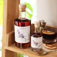Personalised Birth Flower 10cl and 50cl Bottles of Rum