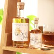Personalised Birth Flower 10cl and 50cl Bottles of Whisky