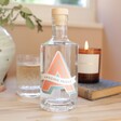 Personalised Bold Initial 'A' Banner 50cl Bottle of Gin