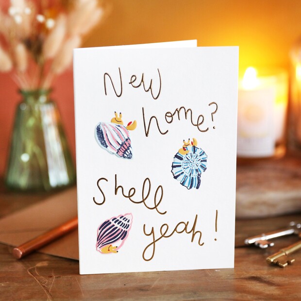 Cath Kidston New Home? Shell Yeah! Greetings Card Cath Kidston New Home? Shell Yeah! Greetings Card