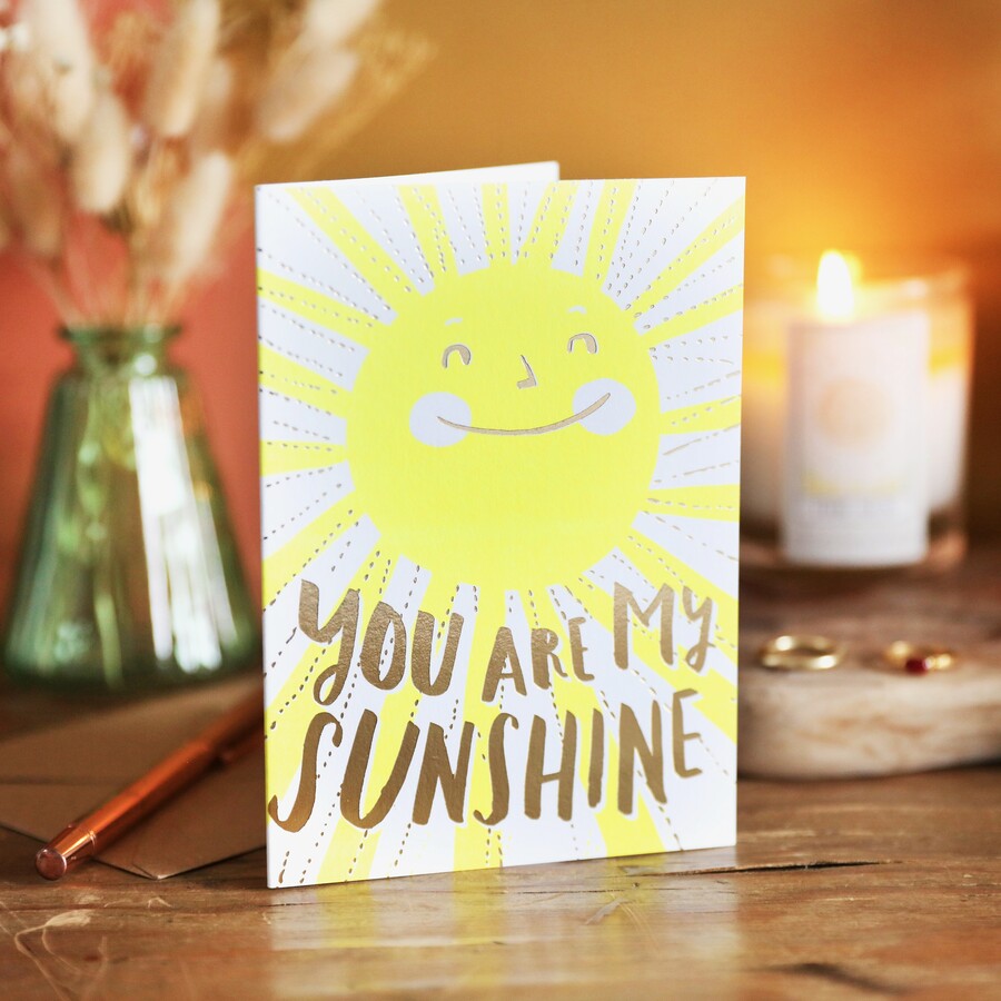 You Are My Sunshine Greetings Card | Ohh Deer | Lisa Angel