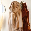 Lambswool Scarf in Camel
