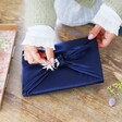 Lisa Angel Navy Blue Satin Square for Gift Wrapping