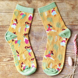 Powder Morning Yoga Ankle Socks