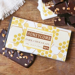 Honeycomb Dark Chocolate Bar