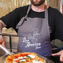 Personalised 'Buon Appetito' Grey Apron