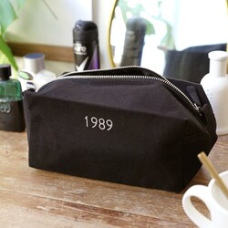 Personalised Black Canvas Bag