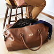 Personalised 'Your Drawing' Hidden Message Weekend Holdall with Model