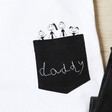 Close Up of Personalised Men's 'Family' T-Shirt