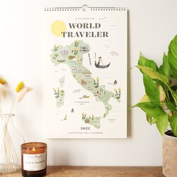 World Traveller 2022 Wall Calendar